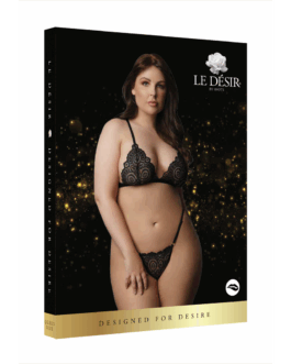 Magic Lace Velvet Lingerie Set – Plus Size