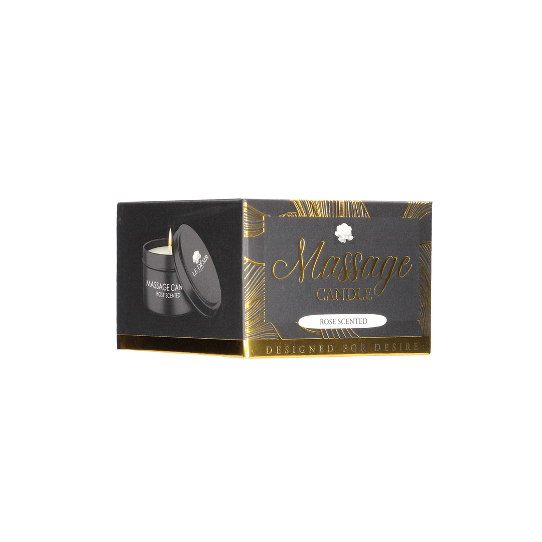 Erotische Massagekaars - Rozengeur - Afbeelding 2
