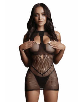 Duo Net Open Cup Mini Dress – One Size