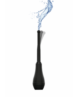 Ergoflo – Silicone Flex Tip voor Anale Douche – 8 / 20 cm – Zwart