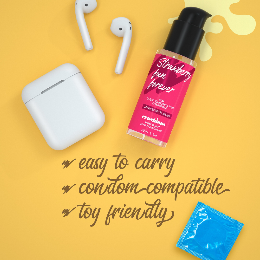 Waterbasis Glijmiddel - Aardbei Smaak - 1,7 fl oz / 50 ml - Afbeelding 4