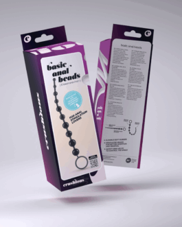 Basis Anale Kralen – 10 Kralen Ketting – Zwart