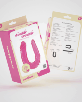 Dubbele Probleem – Dubbele Dildo – 10,6 / 27 cm – Roze