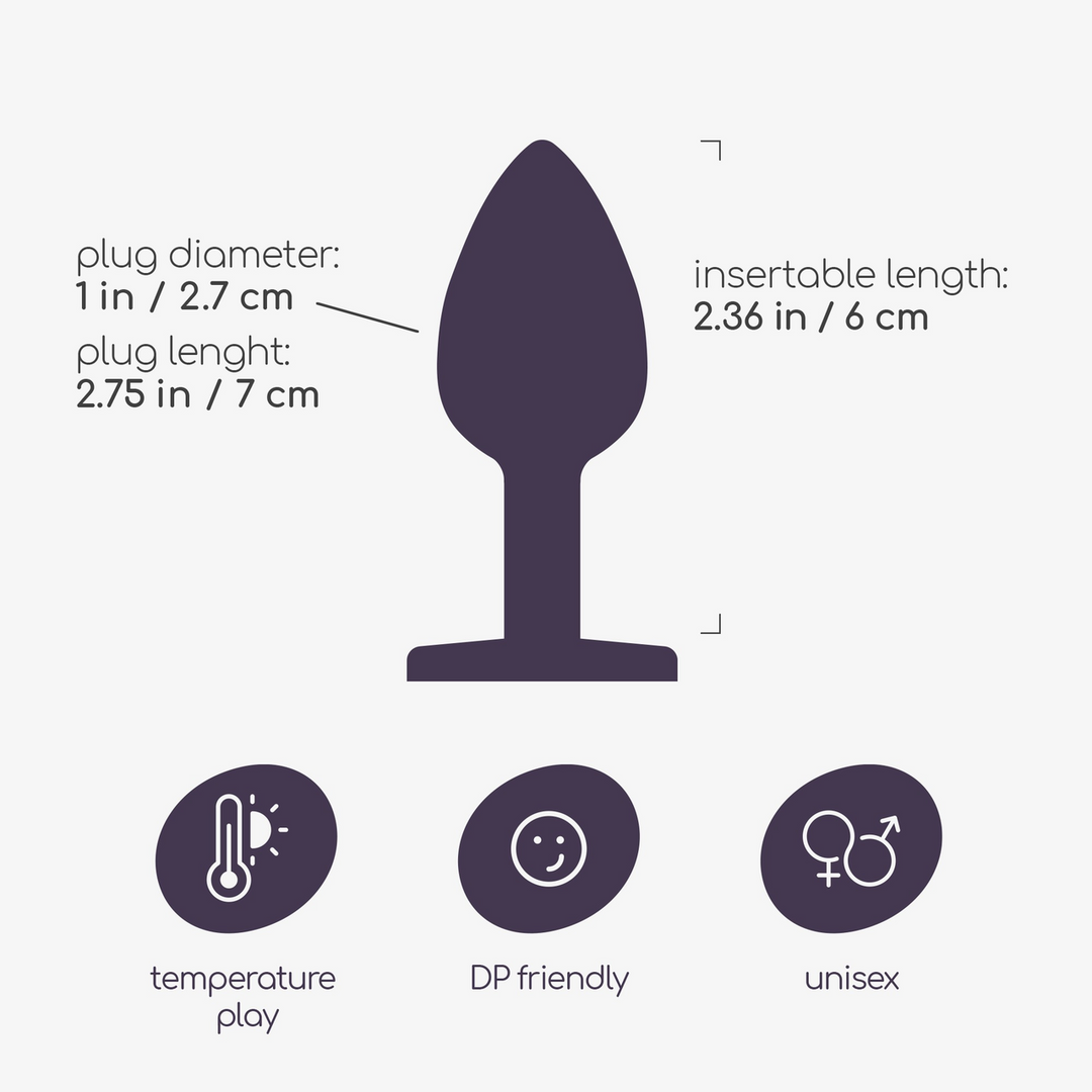 Bijou - Anale Sieraad Plug - Klein - Doorzichtig - Afbeelding 6