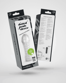 Gestippelde Penis Sleeve – Transparant