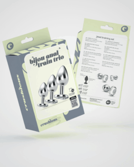 Bijou – Anal Train Trio – 3 Jewel Plugs – Doorzichtig
