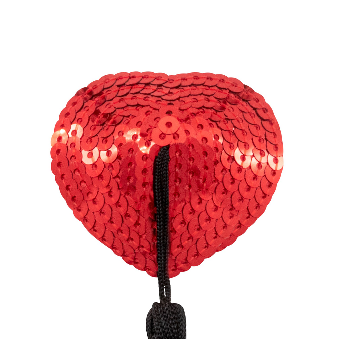 Bettie Boobs - Tepelhangertjes - Rood/Zwart - Afbeelding 3