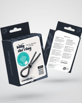 Billy the Ring – Silicone Verstelbare Cockring – Zwart