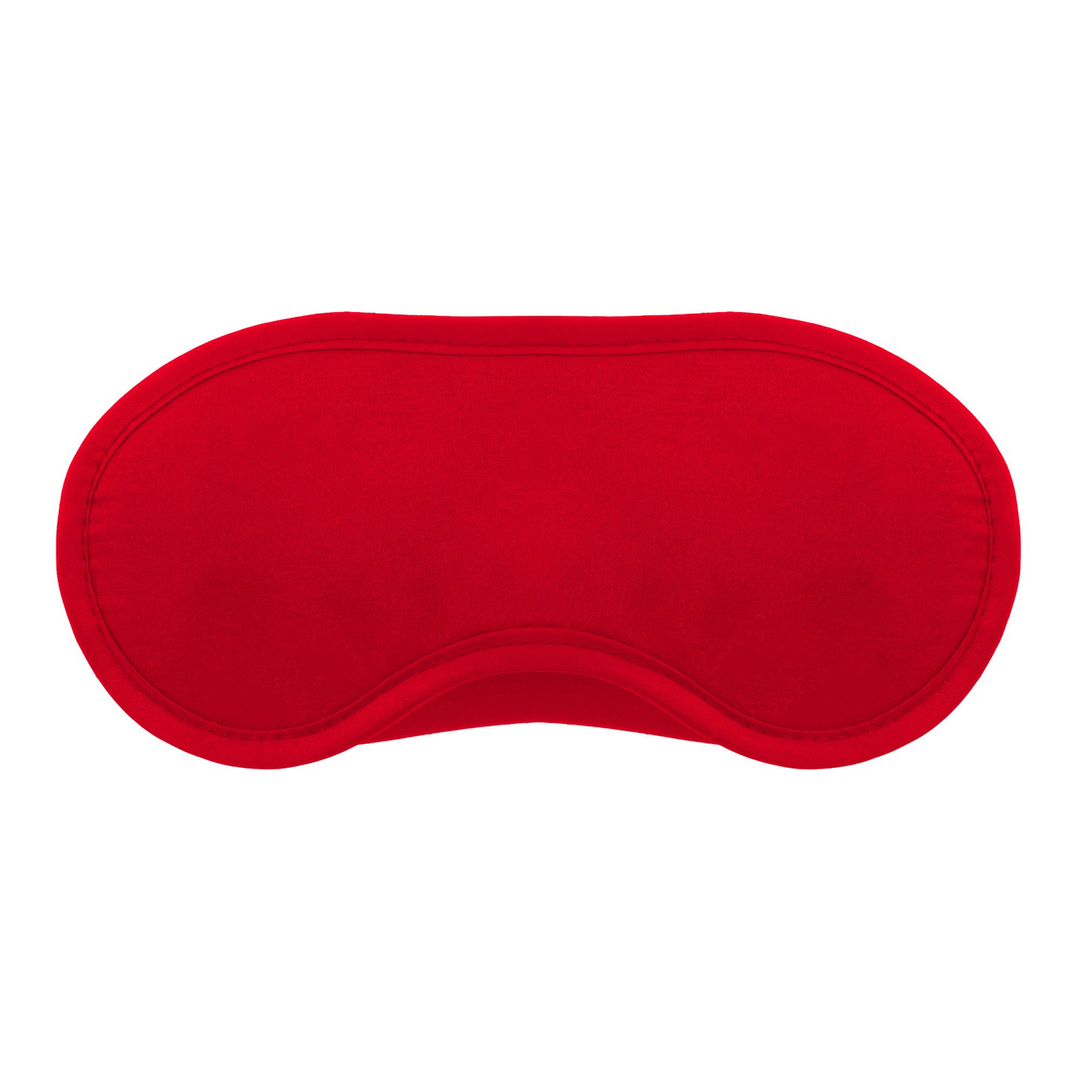 Satin Oogmaskers - Twin Pack - Zwart/Rood - Afbeelding 5