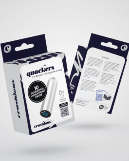 Quackers – USB Oplaadbare Vibrerende Bullet – Wit