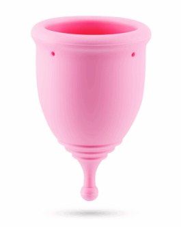 Minerva – Menstruatiecup met Zakje – XS – Roze