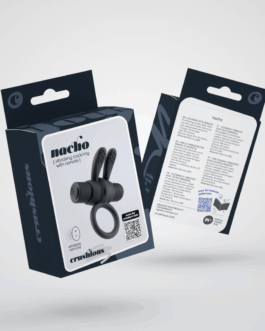 Nacho – Vibrerende Cockring met Afstandsbediening – Zwart