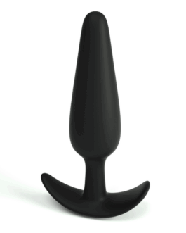 Tic – Siliconen Anale Plug – Klein – Zwart