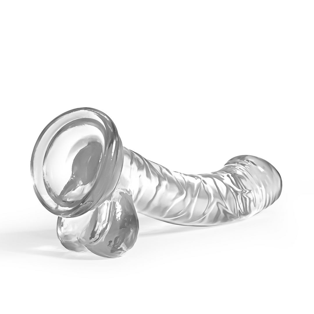 Hudini - Jelly Flexibele Anale Dildo - 6,9/ 17,5 cm - Doorzichtig - Afbeelding 5