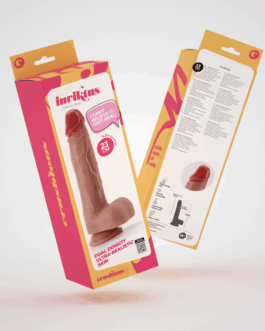 Inviktus – Vloeibare Silicoon Dildo – 9 / 23 cm – Vleeskleur