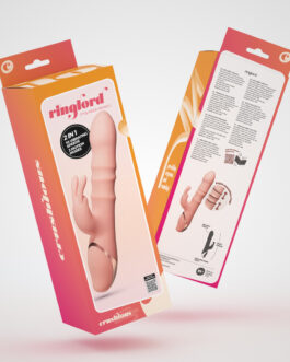 Ringlord – Ring Rabbit Vibrator – Roze