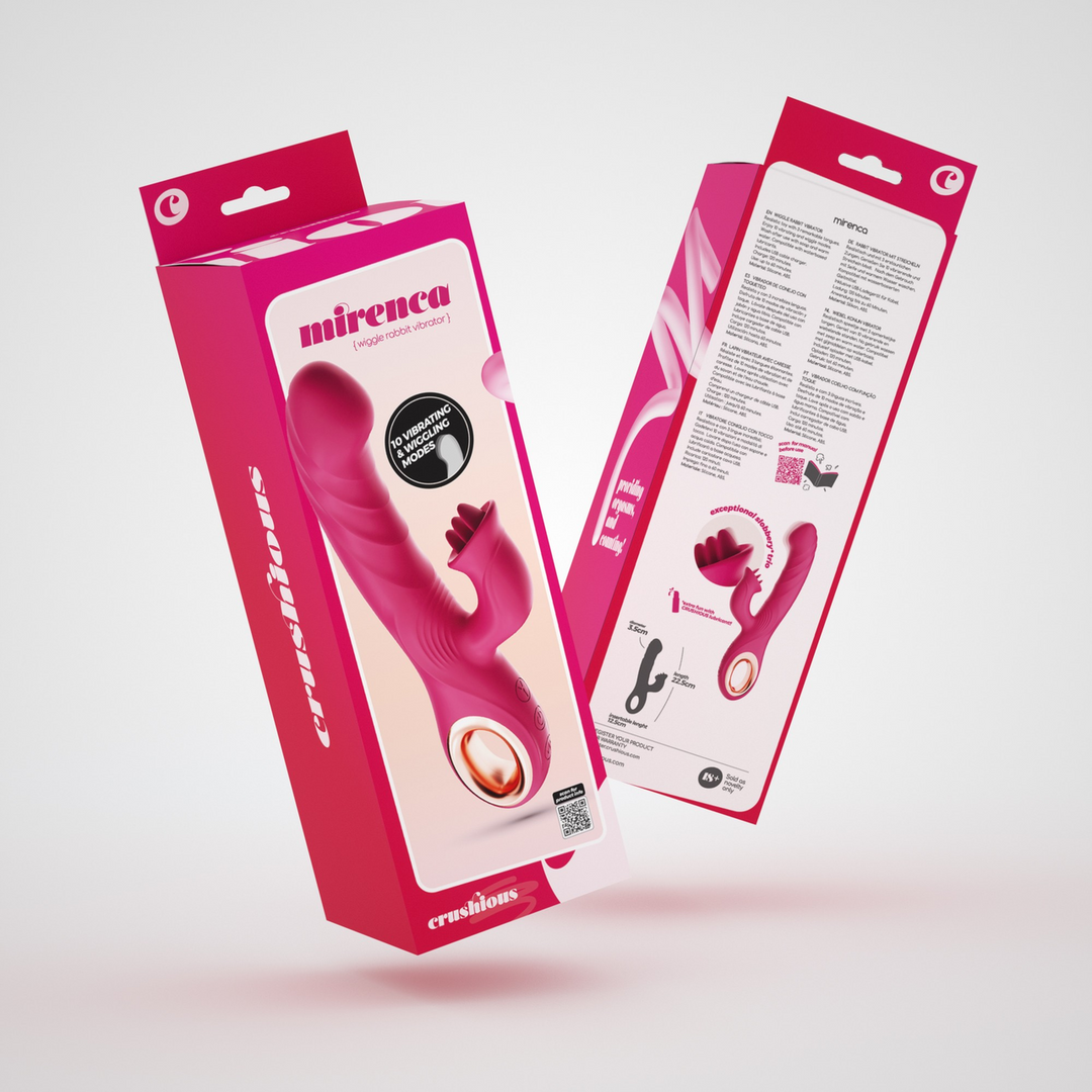 Mirenca - Wiggle Rabbit Vibrator - Roze - Afbeelding 2
