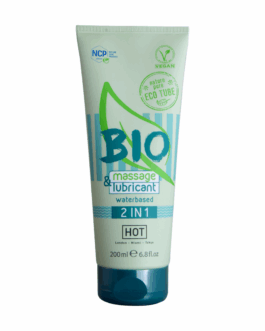 2 In 1 Massage en Waterbased Lubricant – 7 fl oz / 200 ml
