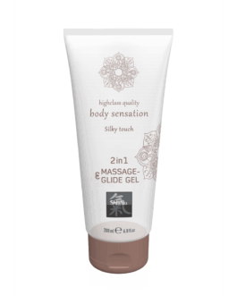 Silky Touch – 2 in 1 Massage en Glide Gel – 7 fl oz / 200 ml