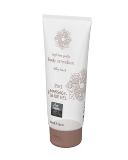 Silky Touch – 2 in 1 Massage en Glide Gel – 7 fl oz / 200 ml