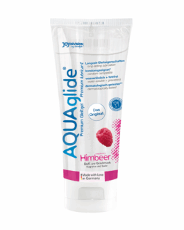 AQUAglide Neutral – Gearomatiseerde waterbasis glijmiddel – Framboos – 3 fl oz / 100 ml
