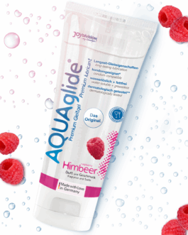 AQUAglide Neutral – Gearomatiseerde waterbasis glijmiddel – Framboos – 3 fl oz / 100 ml