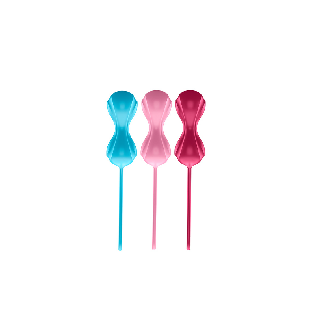 Power Balls - Kegel Balls - 3 Stuks - Turquoise/Rood/Roze - Afbeelding 4