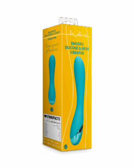 Glad Siliconen G-Spot Vibrator – Teal Blauw