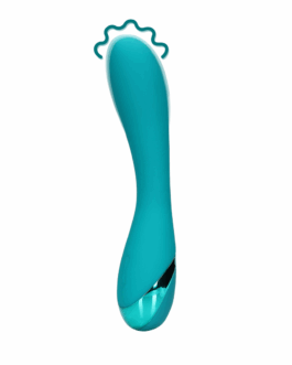 Glad Siliconen G-Spot Vibrator – Teal Blauw