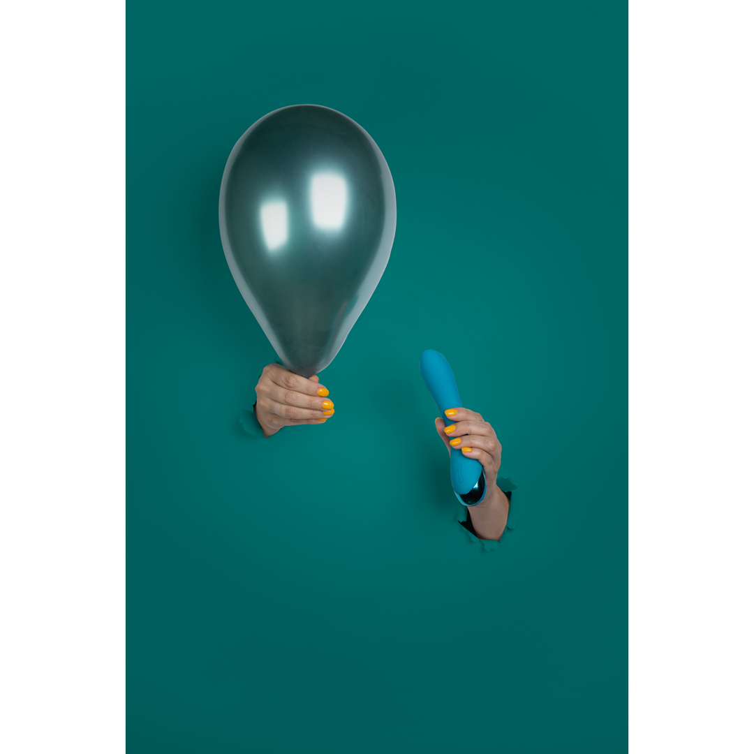 Glad Siliconen G-Spot Vibrator - Teal Blauw - Afbeelding 7