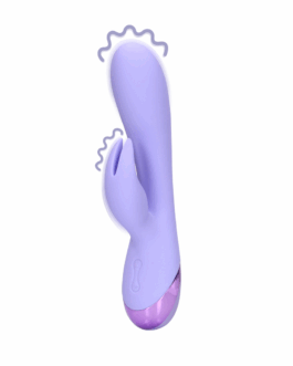 Zachte Silicone Konijn Vibrator – Digitale Lavendel