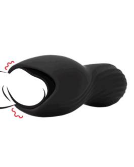 Vibrerende Masturbator Sleeve – Lakritz Zwart