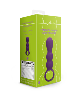 Druppelvormige Anaal Vibrator – Helder Paars