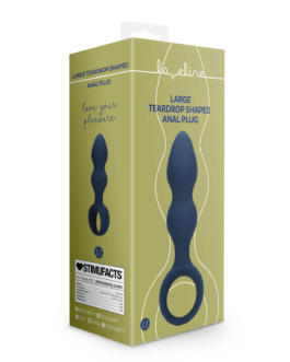 Druppelvormige Anale Plug – Groot – Baltisch Blauw
