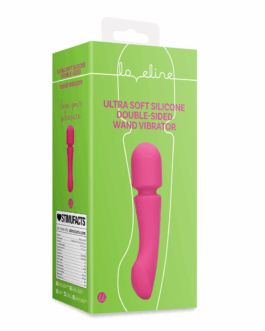 Ultra Soft Silicone Dubbelzijdige Wand Vibrator – Prestone Roze