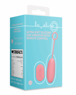 Ultra Soft Siliconen Eivibrator met Afstandsbediening – Roze Arabesque