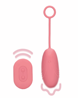 Ultra Soft Siliconen Eivibrator met Afstandsbediening – Roze Arabesque