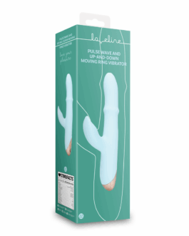 Pulse Wave en Op-en-Neer Beweegbare Ring Vibrator – Arctic Blue