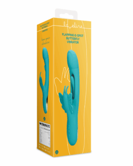 Flapper G-Spot Vlinder Vibrator – Pauwblauw