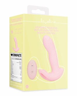 Draagbare Vinger Beweging Vibrator met Afstandsbediening – Cherry Chiffon