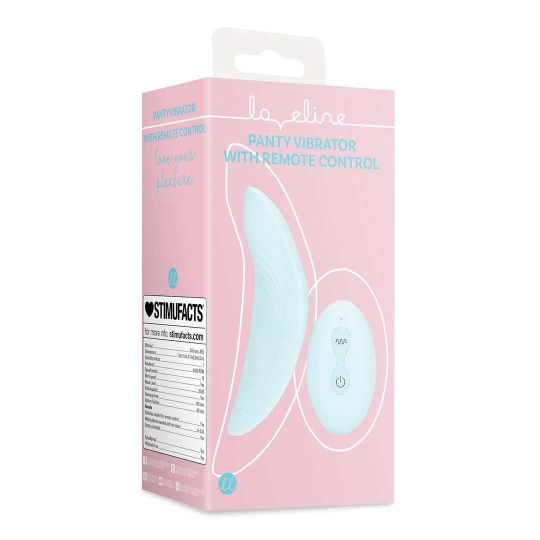 Panty Vibrator met Afstandsbediening - Arctic Blue - Afbeelding 2