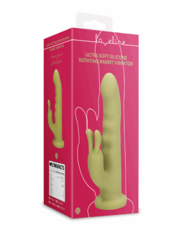 Ultra zachte silicone roterende rabbit vibrator