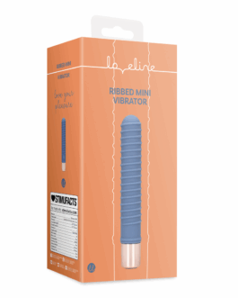 Geribbelde Mini Vibrator – Blue Horizon