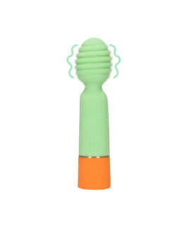 Geribbelde Mini Vibrator met USB Oplader – Lente Salie