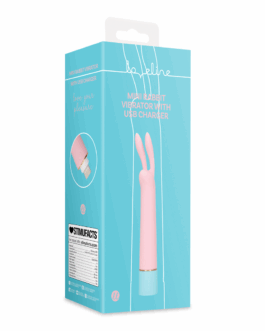 Mini Rabbit Vibrator met USB Oplader – Cherry Chiffon