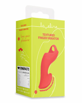 Textured Finger Vibrator – Sunrise Red