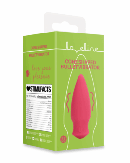 Kegelvormige Bullet Vibrator – Blushing Red