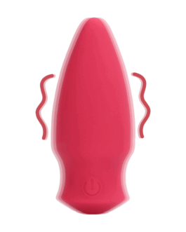 Kegelvormige Bullet Vibrator – Blushing Red