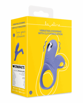 Vibrerende Cockring met Clit Stimulatie – Tamiya Blauw