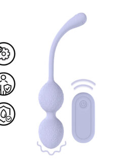 Vibrerende Kegelbal met Afstandsbediening – Lavendel